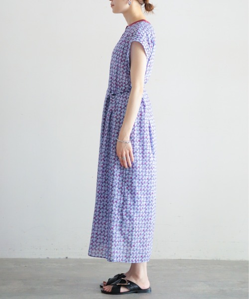 「NOMBRE IMPAIR」 半袖ワンピース FREE ベージュ レディース_画像4