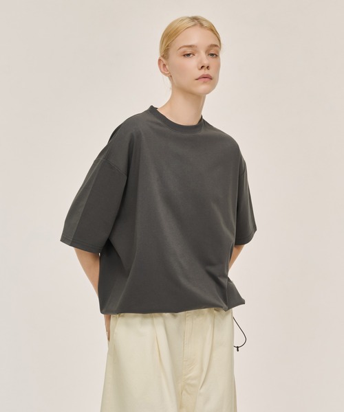 WETTEMPT tシャツ FUNCTIONAL ONE SIDE DRAWCORD TEE / ファンク