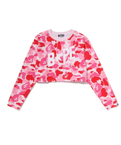 A BATHING APE（アベイシングエイプ） tシャツ ABC CAMO BAPE STA LOGO