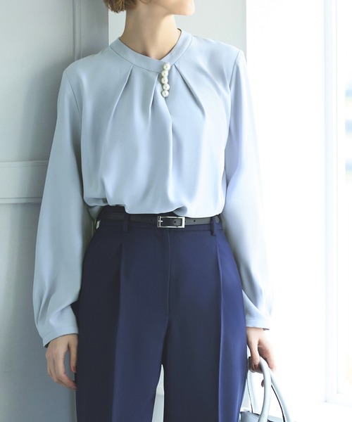 「RUIRUE BOUTIQUE」 長袖ブラウス M オフホワイト レディース_画像3