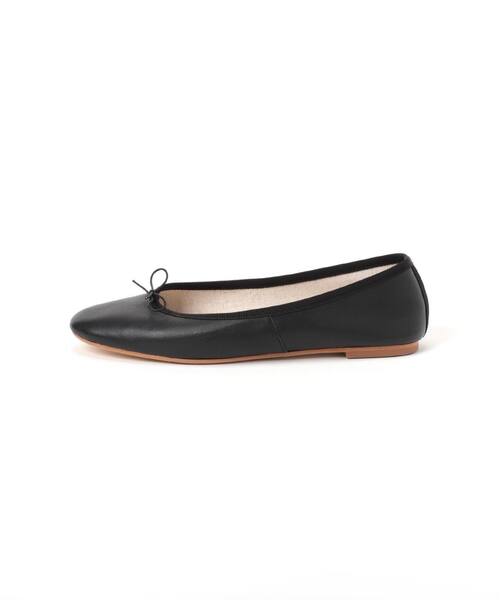 「SLOBE IENA」 「bonitas」フラットパンプス 24cm ブラック レディース_画像7