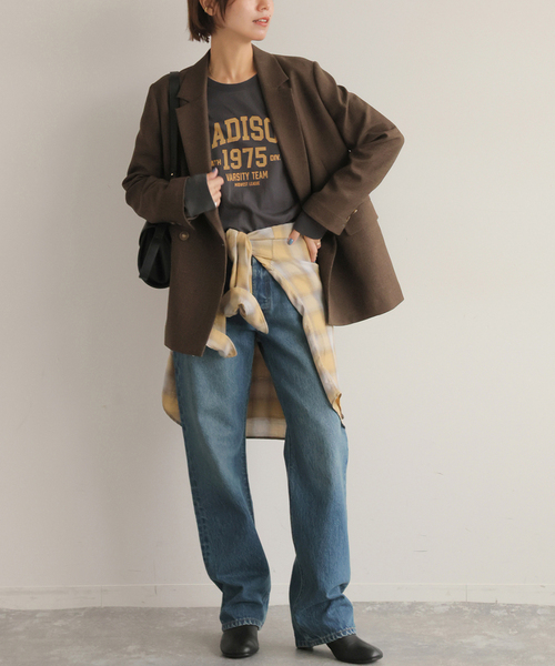 「JOURNAL STANDARD relume」 長袖カットソー FREE ホワイト×ホワイト レディース_画像2