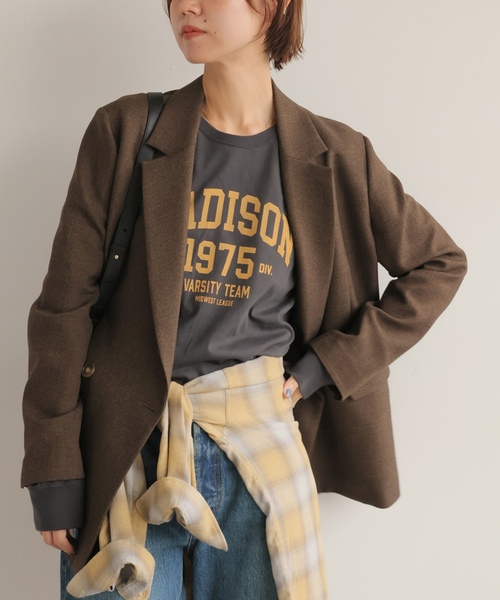 「JOURNAL STANDARD relume」 長袖カットソー FREE ホワイト×ホワイト レディース_画像3