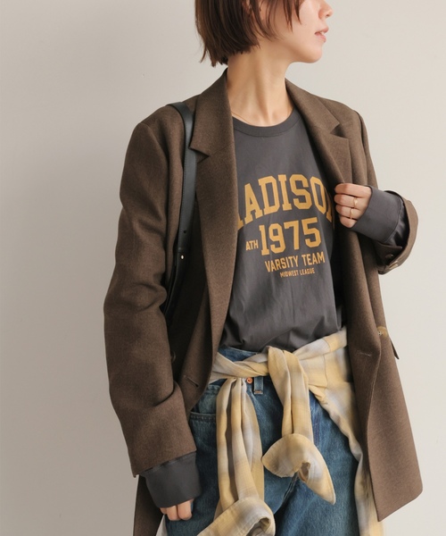 「JOURNAL STANDARD relume」 長袖カットソー FREE ホワイト×ホワイト レディース_画像4