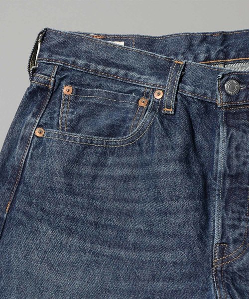 ジーンズ MADE IN THE USA 501(R) オリジナルフィット DARK AUTHEN セルビッジ メンズ