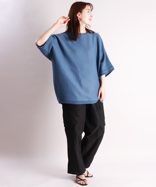 WESTSEA（ウエストシー） セーター ニット 12G ミラノリブ クルー