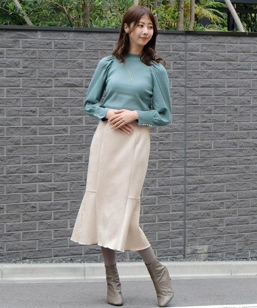 ニット 美人百花 11月号掲載 シェルストレッチ ニット Zozotown Yahoo 店 通販 Yahoo ショッピング
