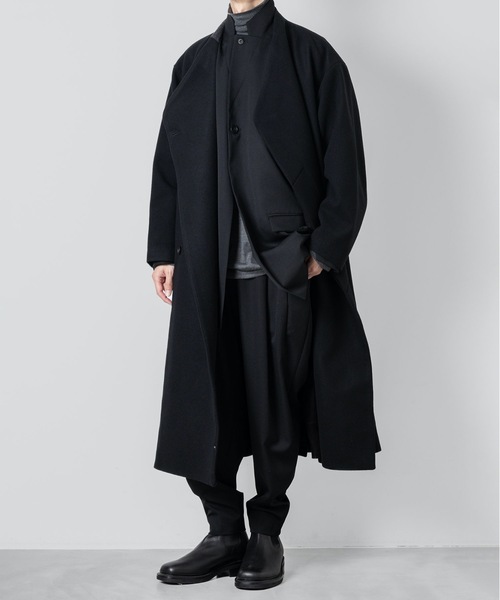 ATO（アトウ） パンツ CLASSIC WOOL 2-TUCK TAPERED PANTS メンズ
