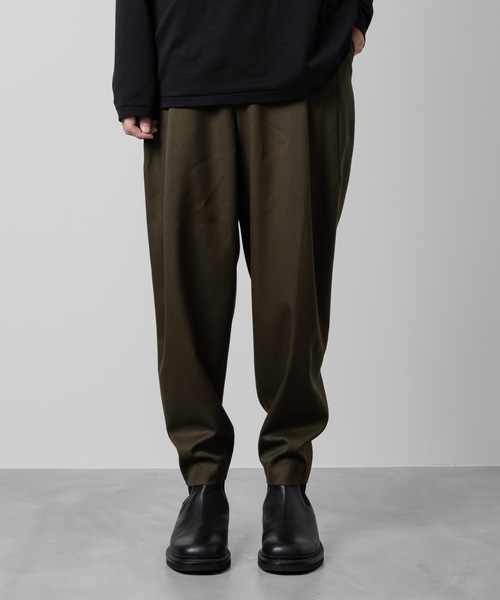 ato　アトウ　パンツ　 CLASSIC WOOL CUFFS PANTS 3-PIECE MILITARY FLAP PANTS（その他パンツ）｜ato（アトウ）の