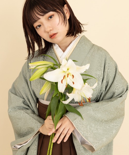 着物 こだわり袴3点セット-ニュアンスカラー- レディース_6