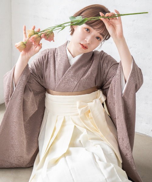 着物 こだわり袴3点セット-ニュアンスカラー- レディース_8
