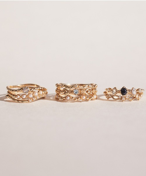 NOJESS（ノジェス） 指輪 リング K10マルチストーンリング レディース