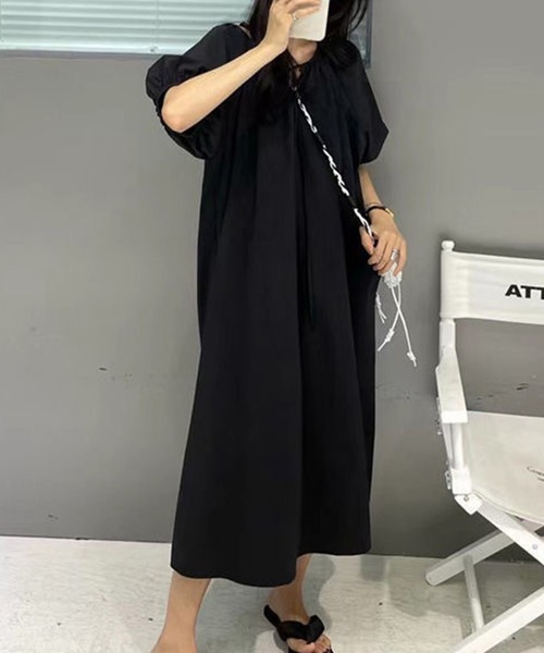 Dewlily ワンピース 夏 半袖 ラウンドネックワンピース : ZOZOTOWN