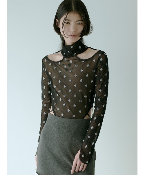 SORIN tシャツ SWAN LAKE Cut-out Bodysuit レディース