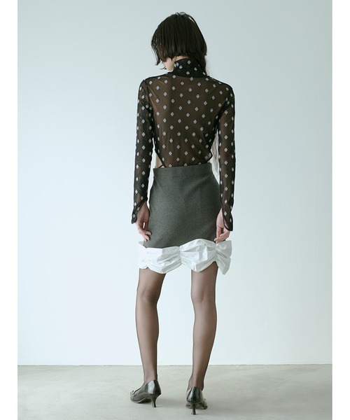 SORIN tシャツ SWAN LAKE Cut-out Bodysuit レディース