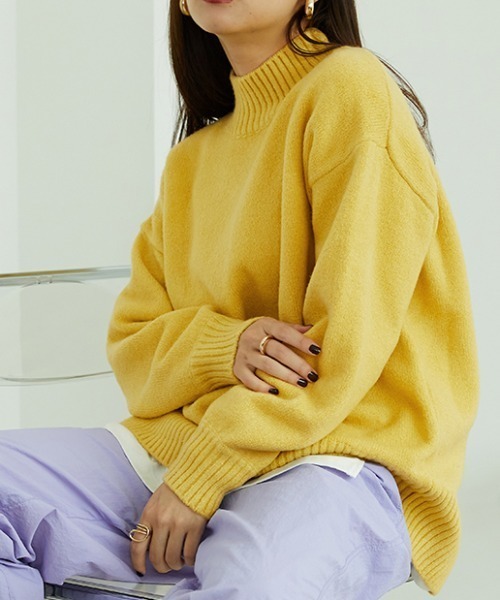 ニット セーター バックスリットニットプルオーバー MO33N03 レディース ORiental TRaffic ニット セーター バックスリットニットプル