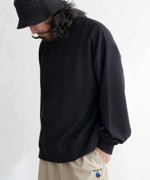 VENCE EXCHANGE トレーナー スウェット ふくれジャガード