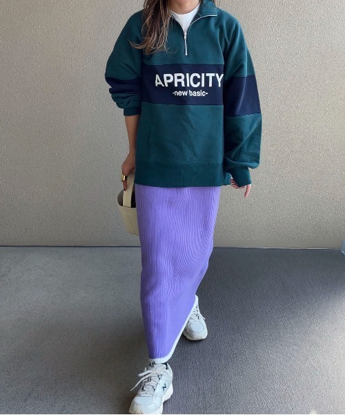 *p(R)ojectR® ロゴハーフジップ スウェット　Lサイズ ハーフZIPロゴ刺繍裏毛【洗濯機OK】（2002589123