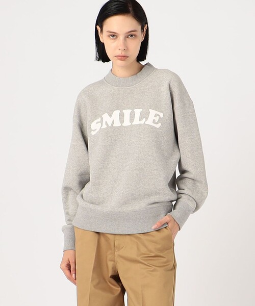 トレーナー スウェット UNION LAUNCH RUBBER PRINT SMILE スエット プルオーバー レディース UNION LAUNCH トレーナー スウェット RUBBER PRINT SMILE