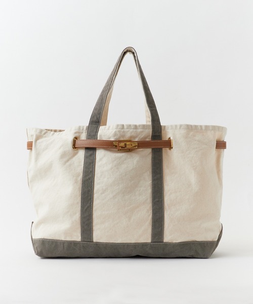みちを sita parantica キャンバス Tote Bag L sita parantica シータパランティカ キャンバス レザー トート