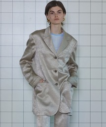 MAISON SPECIAL ジャケット テーラードジャケット Satin Jacket