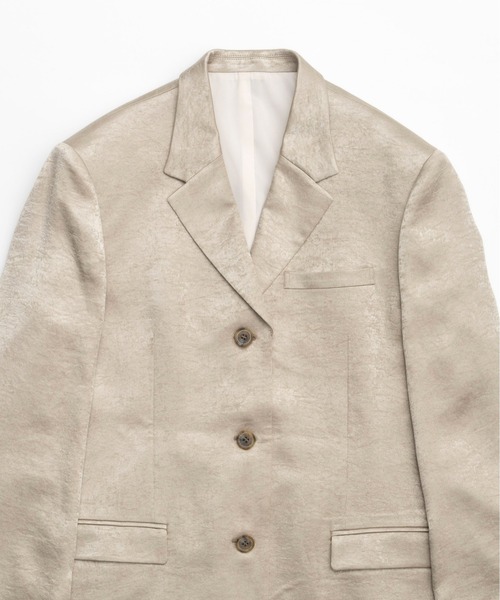 MAISON SPECIAL ベージュ テーラードジャケット MAISON SPECIAL ジャケット テーラードジャケット 「UNISEX