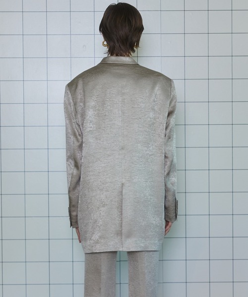 MAISON SPECIAL ジャケット テーラードジャケット Satin Jacket