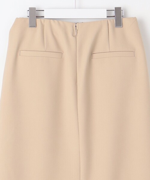 セール】【洗える】オックスストレッチストレート スカート