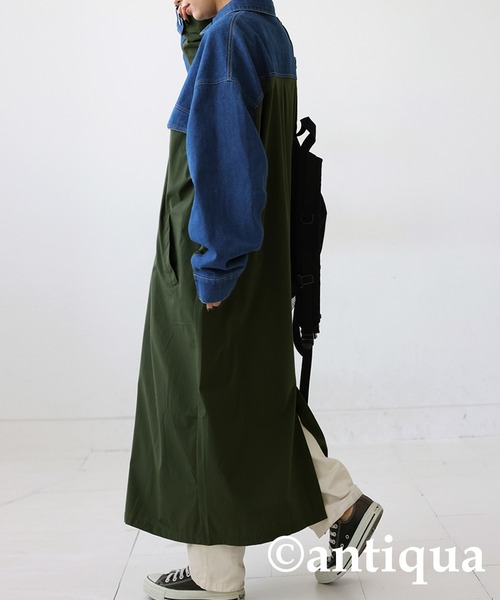 antiqua（アンティカ） コート ジャケット デニムドッキングコート