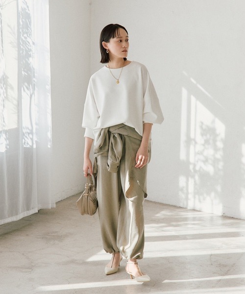 RIVE DROITE（リヴドロワ） tシャツ ダンボールポンチョプルオーバー