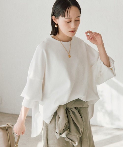 RIVE DROITE（リヴドロワ） tシャツ ダンボールポンチョプルオーバー