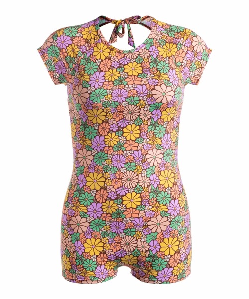 ロキシー ブラウン花柄オールインワン OUTLET】【直営店限定】Roxy PT RIB ROXY LOVE ONESIE ラッシュ
