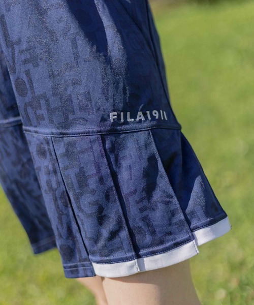 FILAGOLF レディース　半袖　ワンピース　青　L FILA GOLF ワンピース 「FILA GOLF/フィラゴルフ」レディース