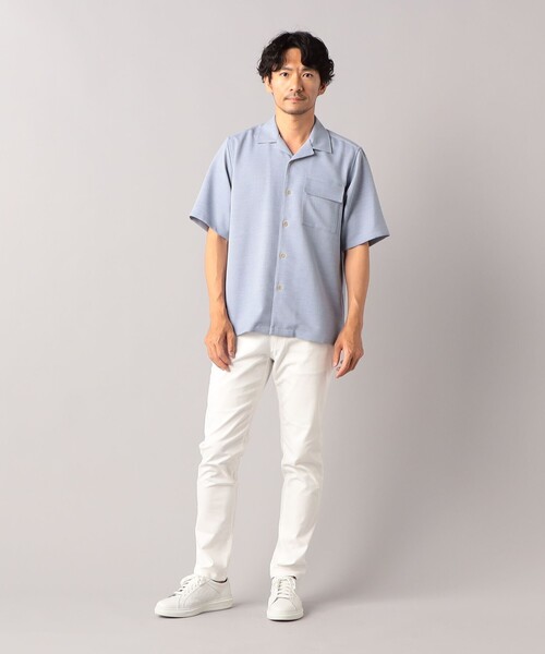COMME CA MEN シャツ 「4カラー展開」リフラクス オックス半袖