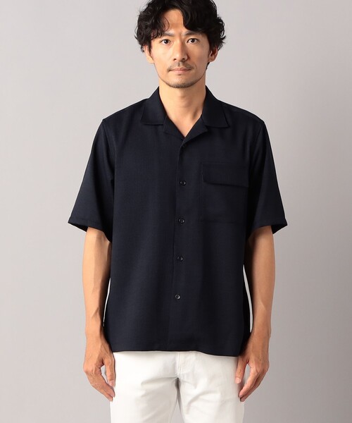 COMME CA MEN シャツ 「4カラー展開」リフラクス オックス半袖