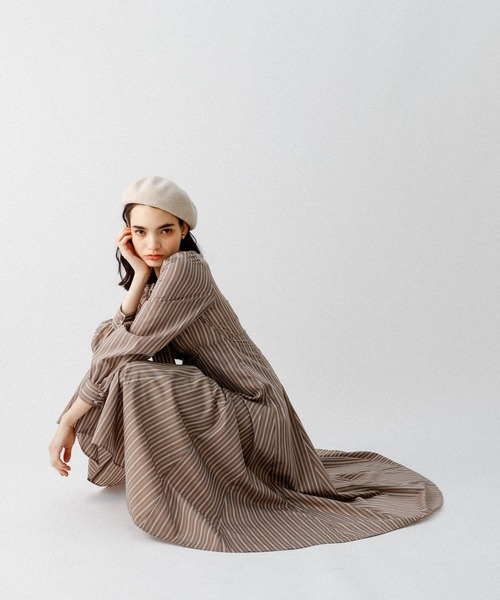 DEICY（デイシー） ワンピース ストライプボウタイワンピース