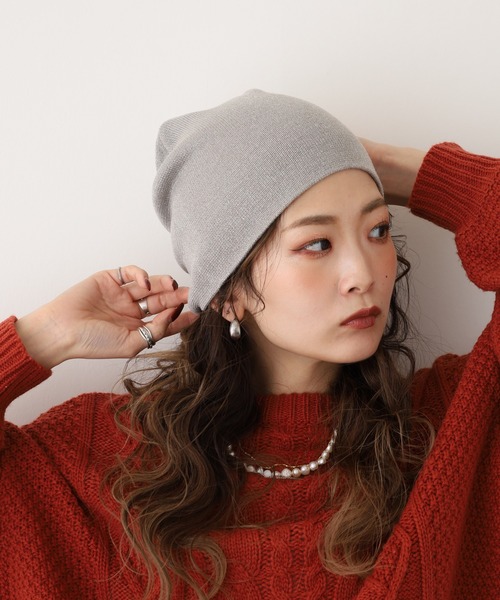 FUNALIVE（ファンアライブ） ニット帽 ニットキャップ ラメニット