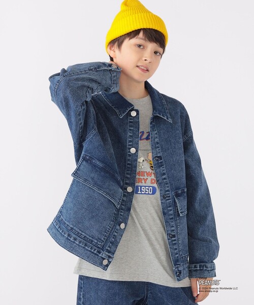 【新品】ジュニア ジャケット ジャンパー 140cm アウターインナーセット 青 アウター・ジャケット（キッズ） キッズファッション（100