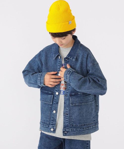 SHIPS デニムジャケット アウター KIDS:140〜160cm / ジャージー