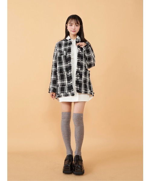 新品未使用タグ付き⭕️darich チェックフリンジツイードジャケット チェックフリンジツイードジャケット – Darich (ダーリッチ)