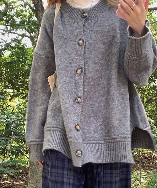 ＊美品＊Theory 19AW フード付きミドル丈カーディガン グレーMIX S 美品＊Theory 19AW フード付きミドル丈カーディガン グレーMIX S