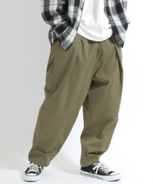 チノパン タックワイドパンツ/カラーパンツ/バレルパンツ/バルーン