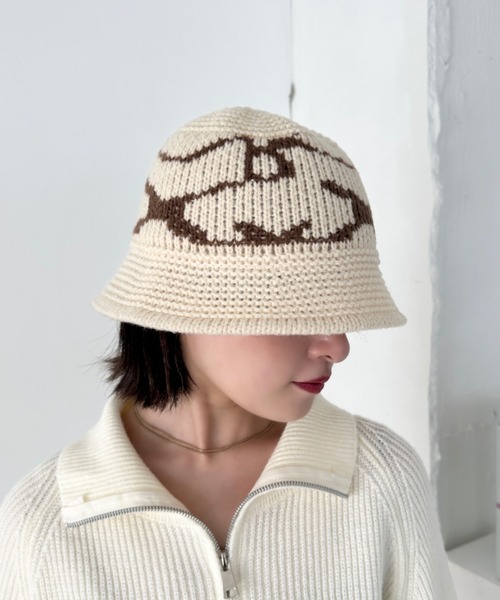 Chanel 25CC クロシェバケットハット Cream Beige CHANEL - CHANEL シャネル ハット 帽子 ベージュ 新品 未使用の