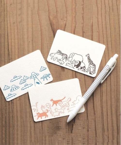 COMMON WARE（コモンウェアー） 手帳 EC:アララミニカード 犬猫行列