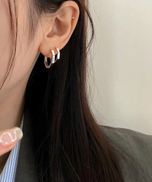 【美品】ペアーピアス SV ペアーピアス SV