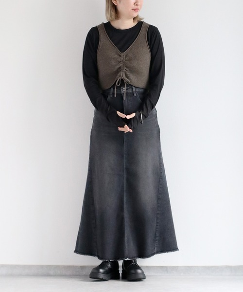 cepo（セポ） デニムスカート 「セットアップ可能」リメイクデニム