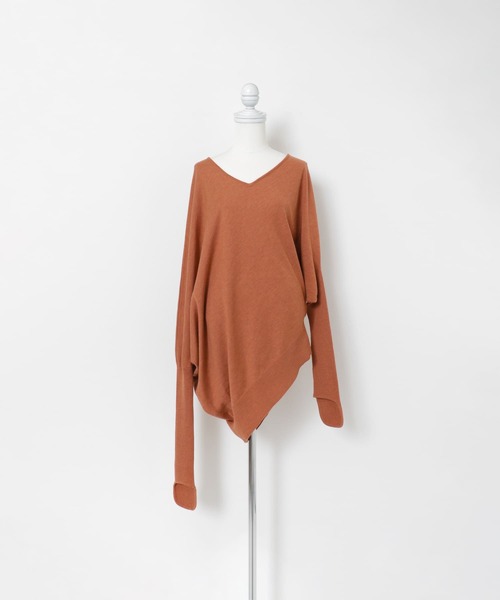 ニット セーター square knit pullover レディース