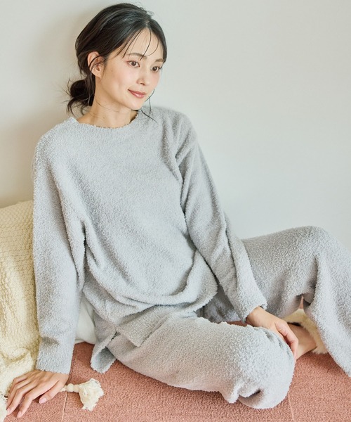 パジャマ ルームウェア 「LAFUKU/ラフク」もちふわマシュマロニット
