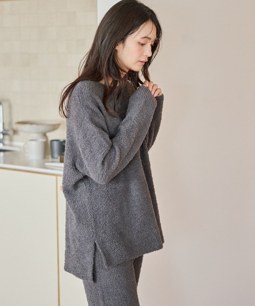 パジャマ ルームウェア 「LAFUKU/ラフク」もちふわマシュマロニット