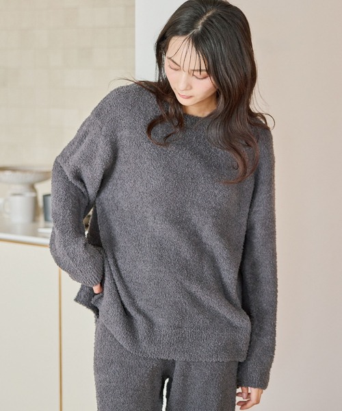 パジャマ ルームウェア 「LAFUKU/ラフク」もちふわマシュマロニット